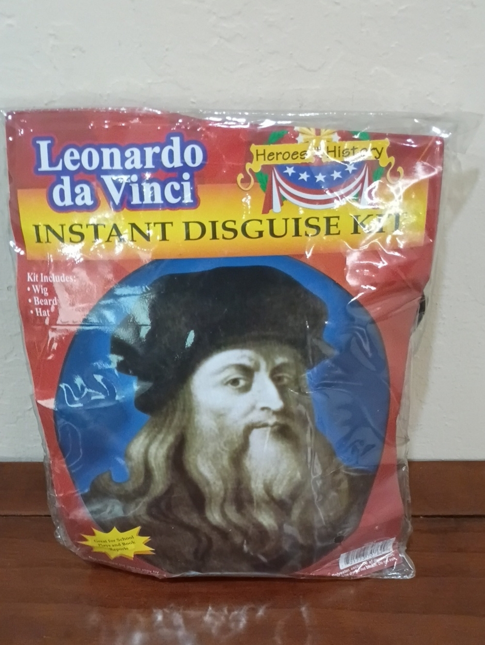 Leonardo da Vinci Halloween Instant Disguise